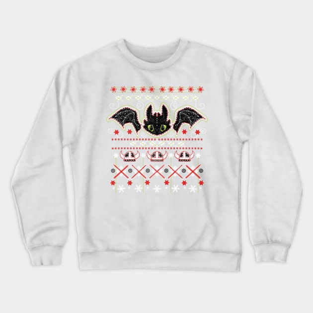 Snoggletog Knit Crewneck Sweatshirt by Scribble Creatures